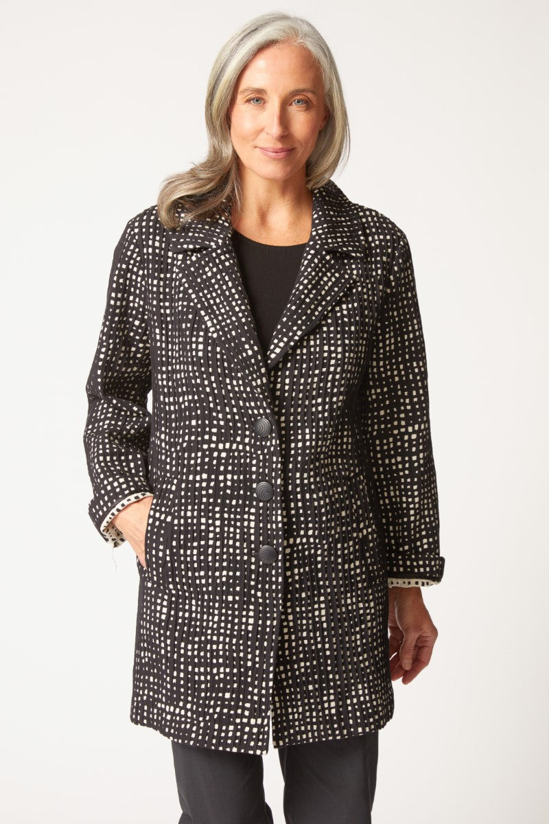 The Autumn Check Paris Car Coat from Habitat