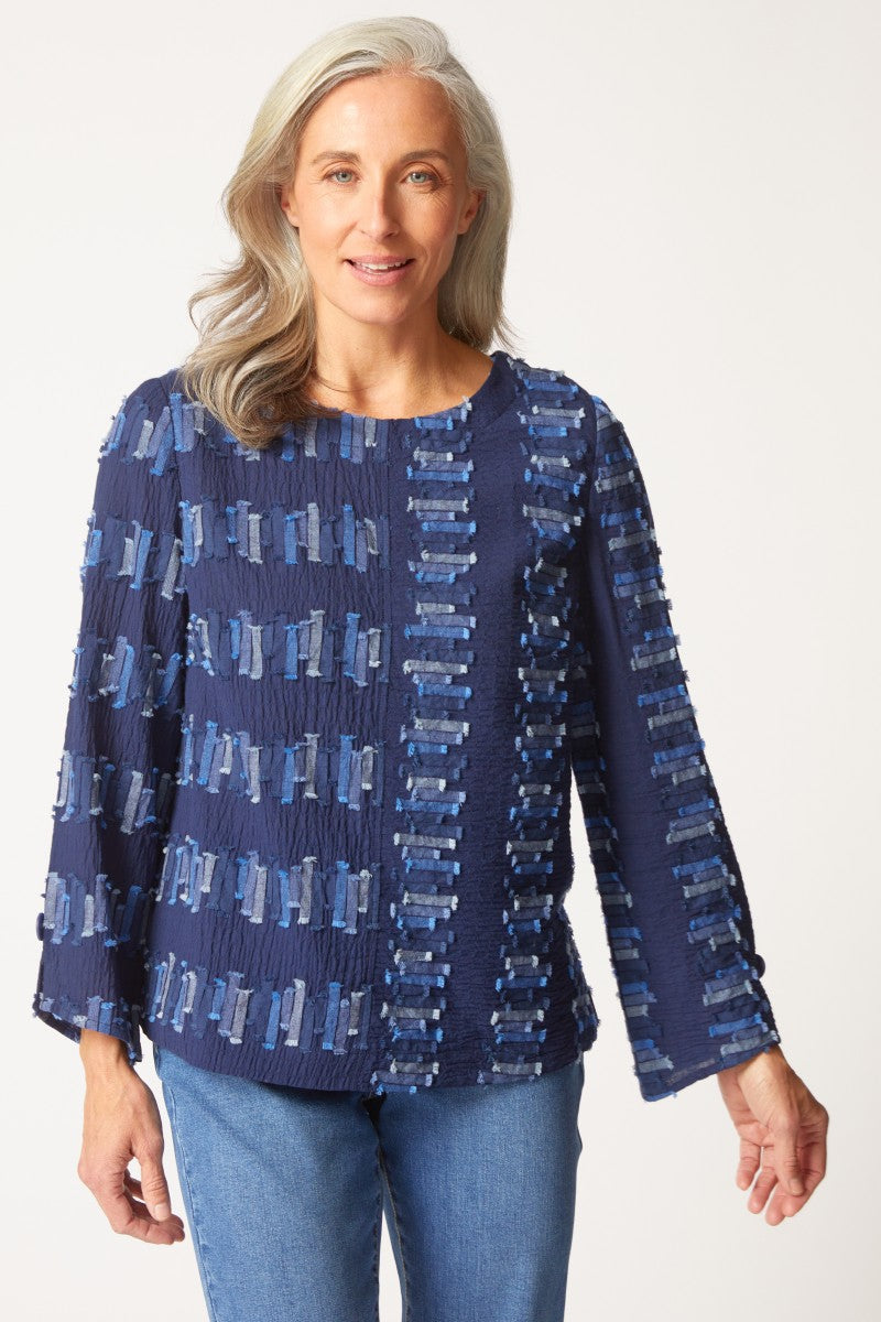 Habitat's Button Back Pullover in Navy