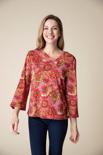 Habitat's French Floral Crossover Top