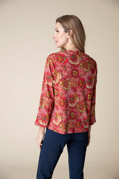 Habitat's French Floral Crossover Top