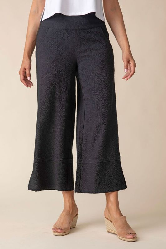 Habitat's Pucker Weave Crop Pant in Black