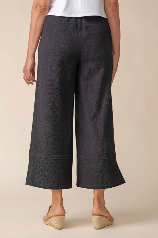 Habitat's Pucker Weave Crop Pant in Black