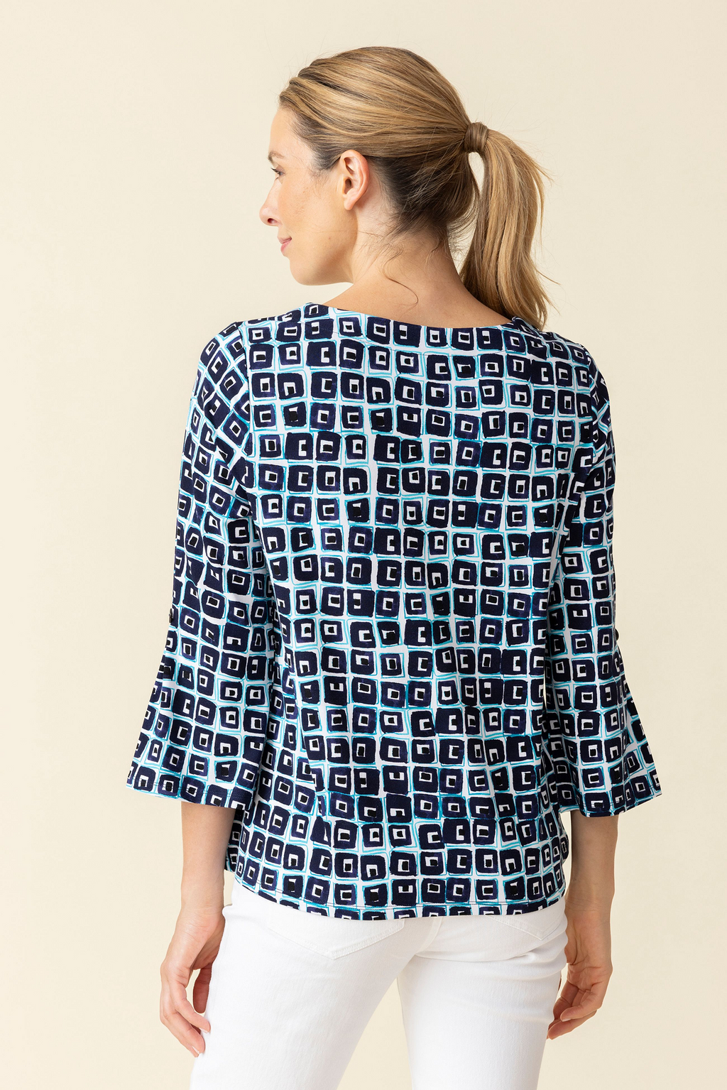 Habitat Core Travel Cubism Print Everybody Shirt in Navy