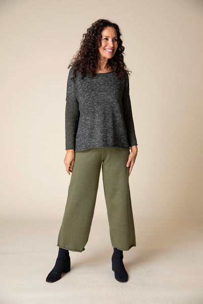 Habitat's Salt & Pepper Boyfriend Sweater Olive