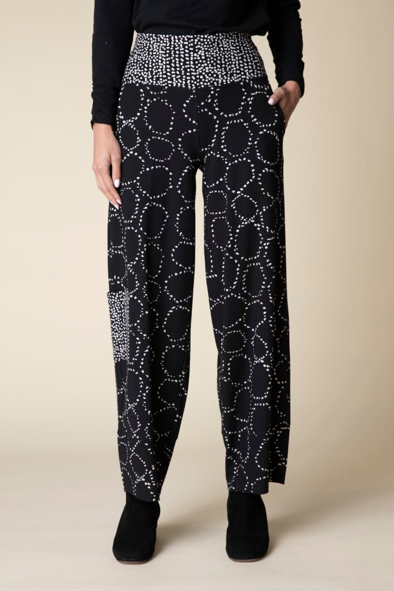 Habitat's Mixed Circles Arty Pants Black