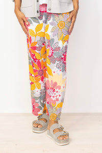 Habitat's Floral Flood Pant in Melon