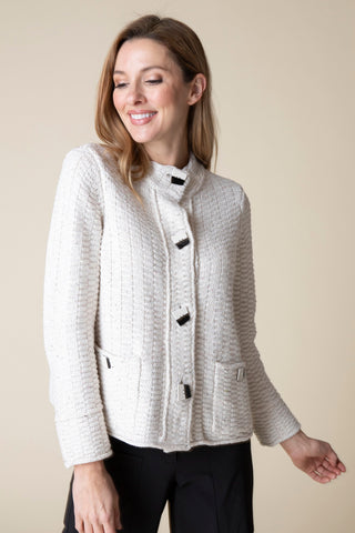 Habitat's Harvest Tweed Cardi in White