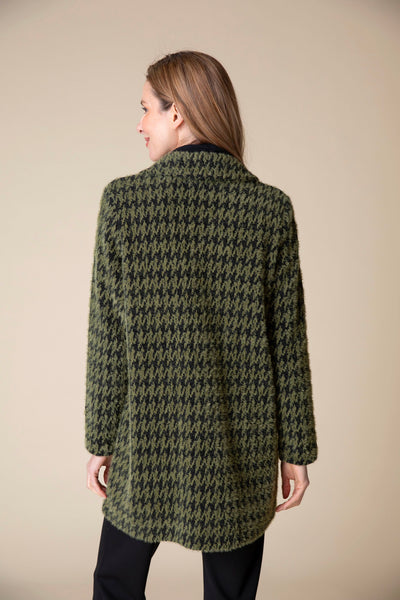 Habitat's Houndstooth Car Coat in Olive