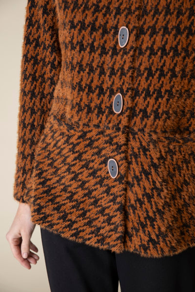 Habitat's Houndstooth Swing Jacket in Ginger