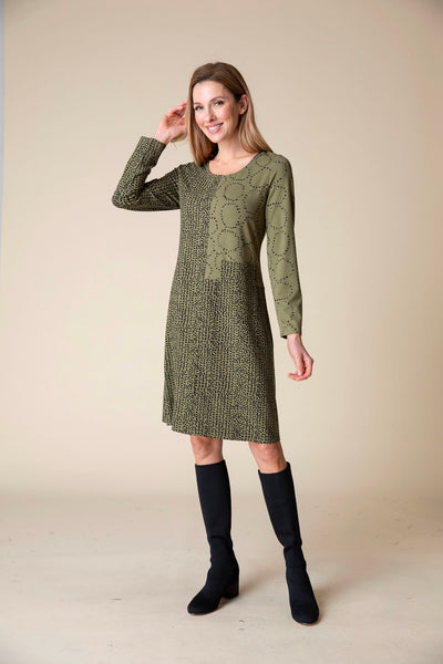 Habitat Mix Patch Pocket Dress in Olive