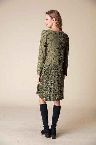 Habitat Mix Patch Pocket Dress in Olive