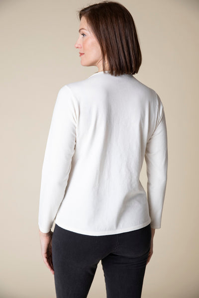 Habitat's Ruched Pullover in White