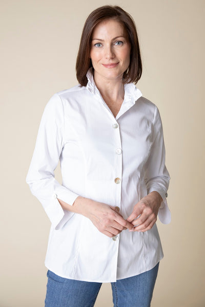 Habitat's Sculpted Collar Work Horse Shirt White