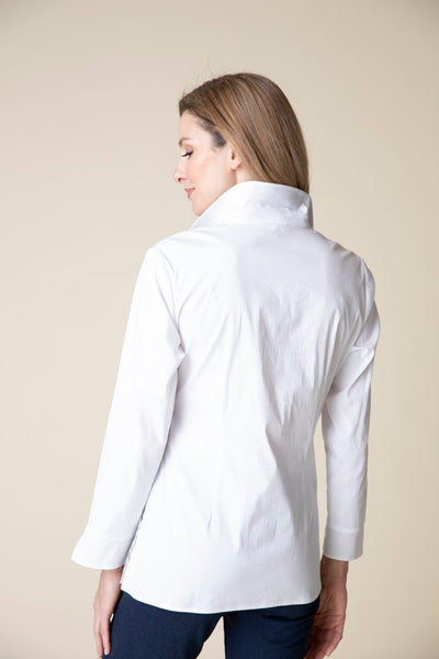 Habitat's Side Tie Shirt in White