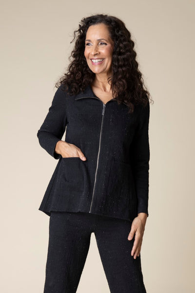 The Speckle Swing Jacket from Habitat in Black