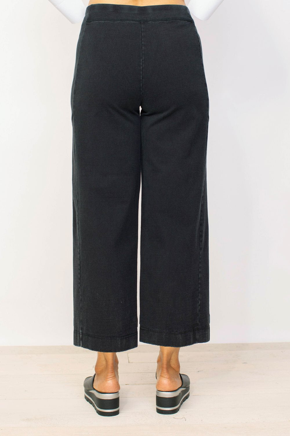 Stonewash Knit Flood Pant