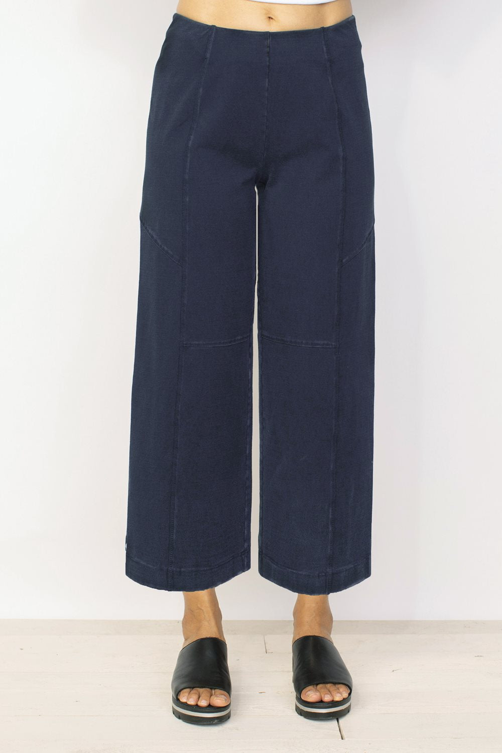 Stonewash Knit Flood Pant