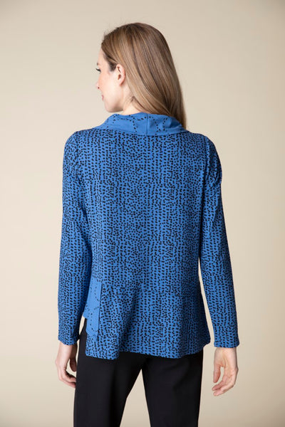 Habitat's Mixed Dot Cowl Top