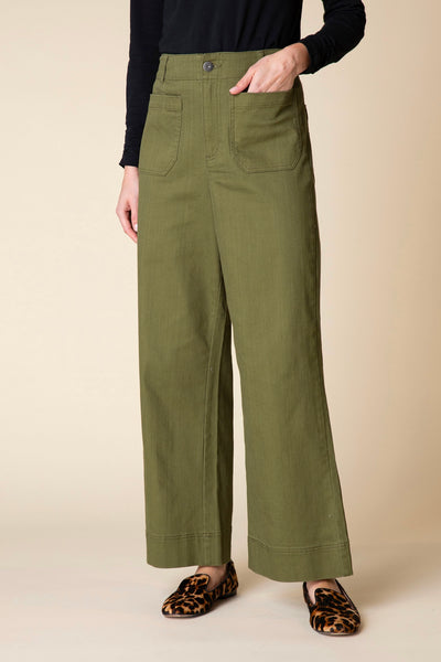 Habitat Stretch Ankle Jean in Olive