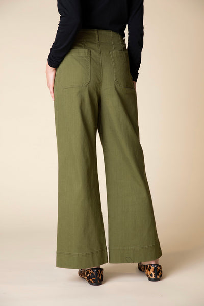 Habitat Stretch Ankle Jean in Olive