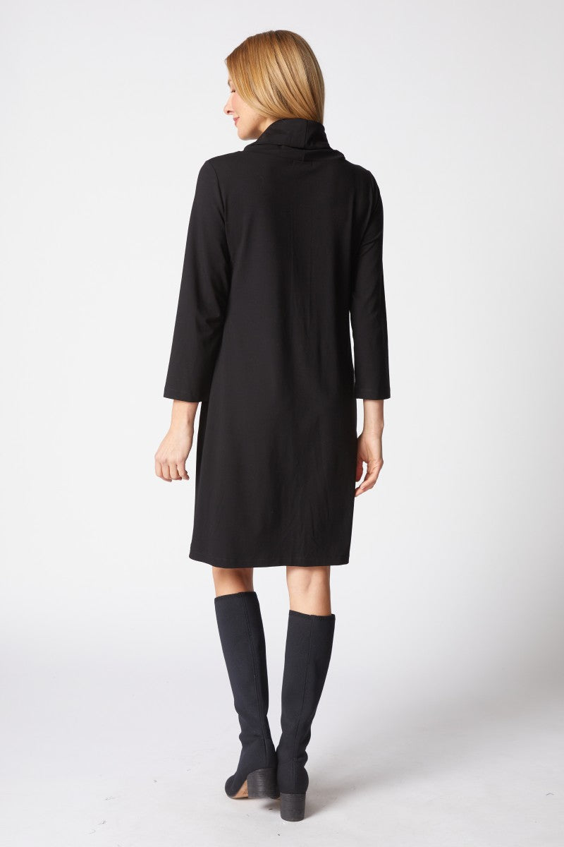 Habitat Core Travel Pleat Front Dress in Black