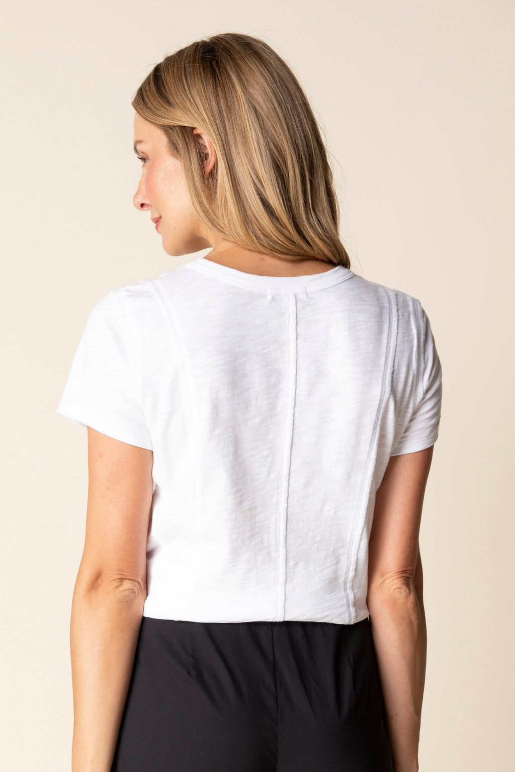 Habitat's Cotton Pebble Jet Set Tee in White