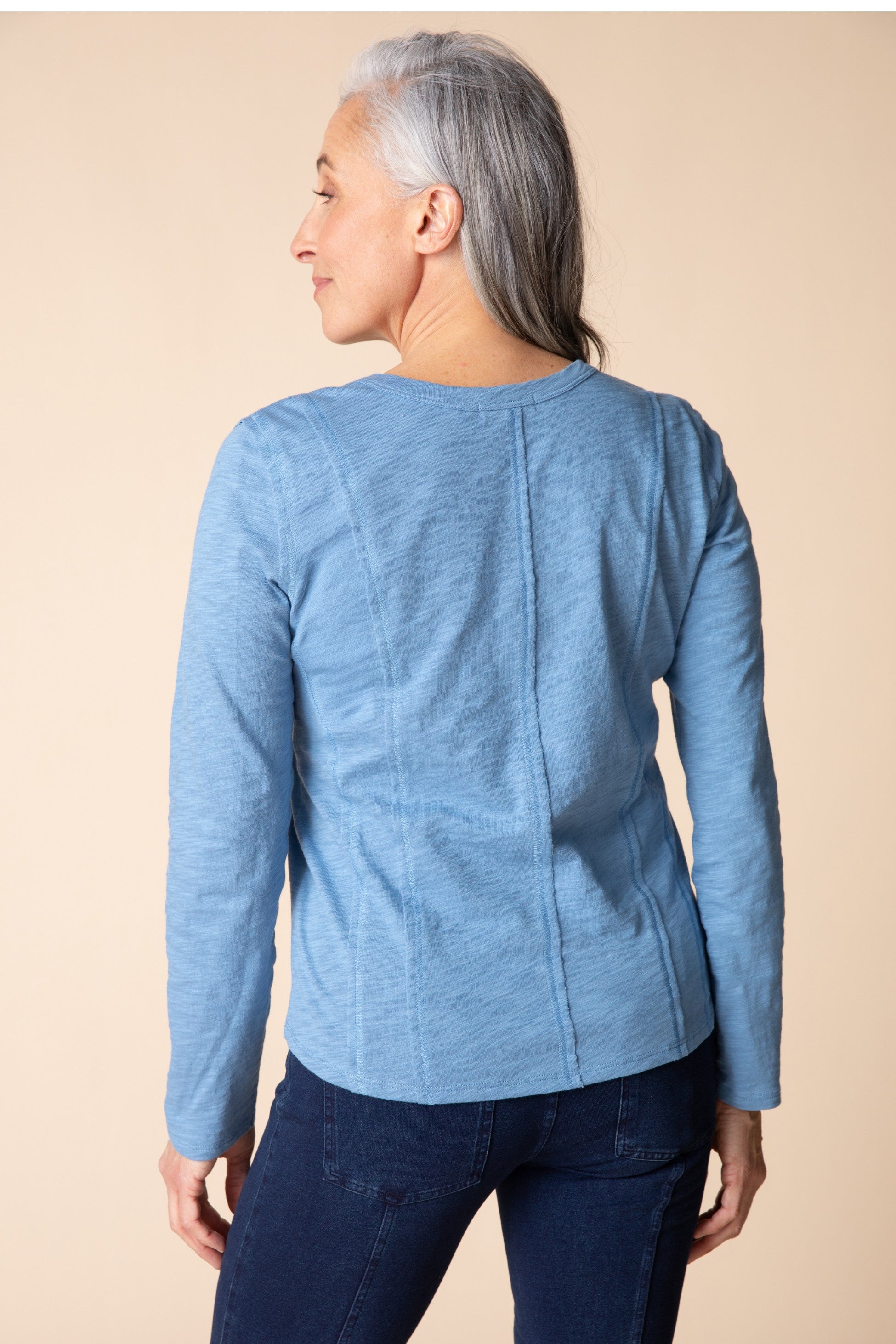 Habitat's Cotton Pebble Jet Setter Tee in Harbour