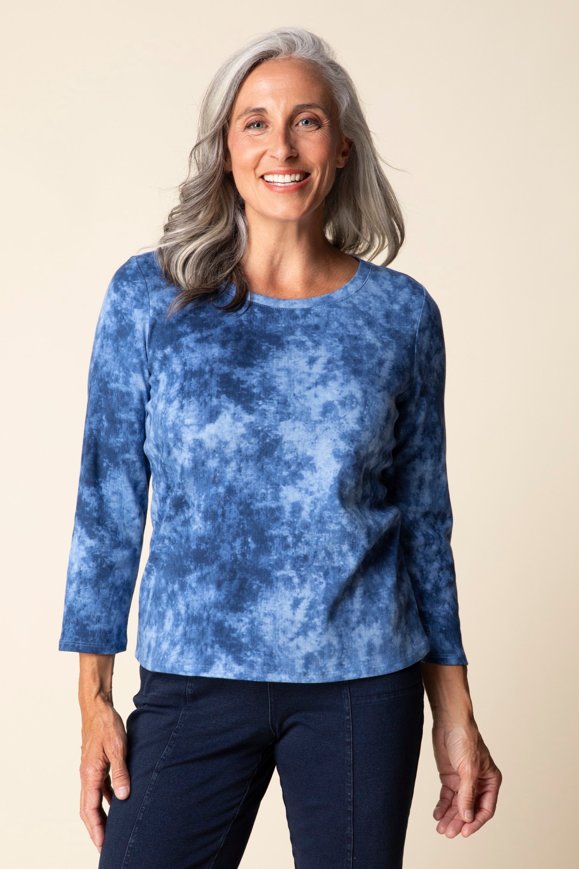 Habitat's Cozy Rib Tee in Indigo