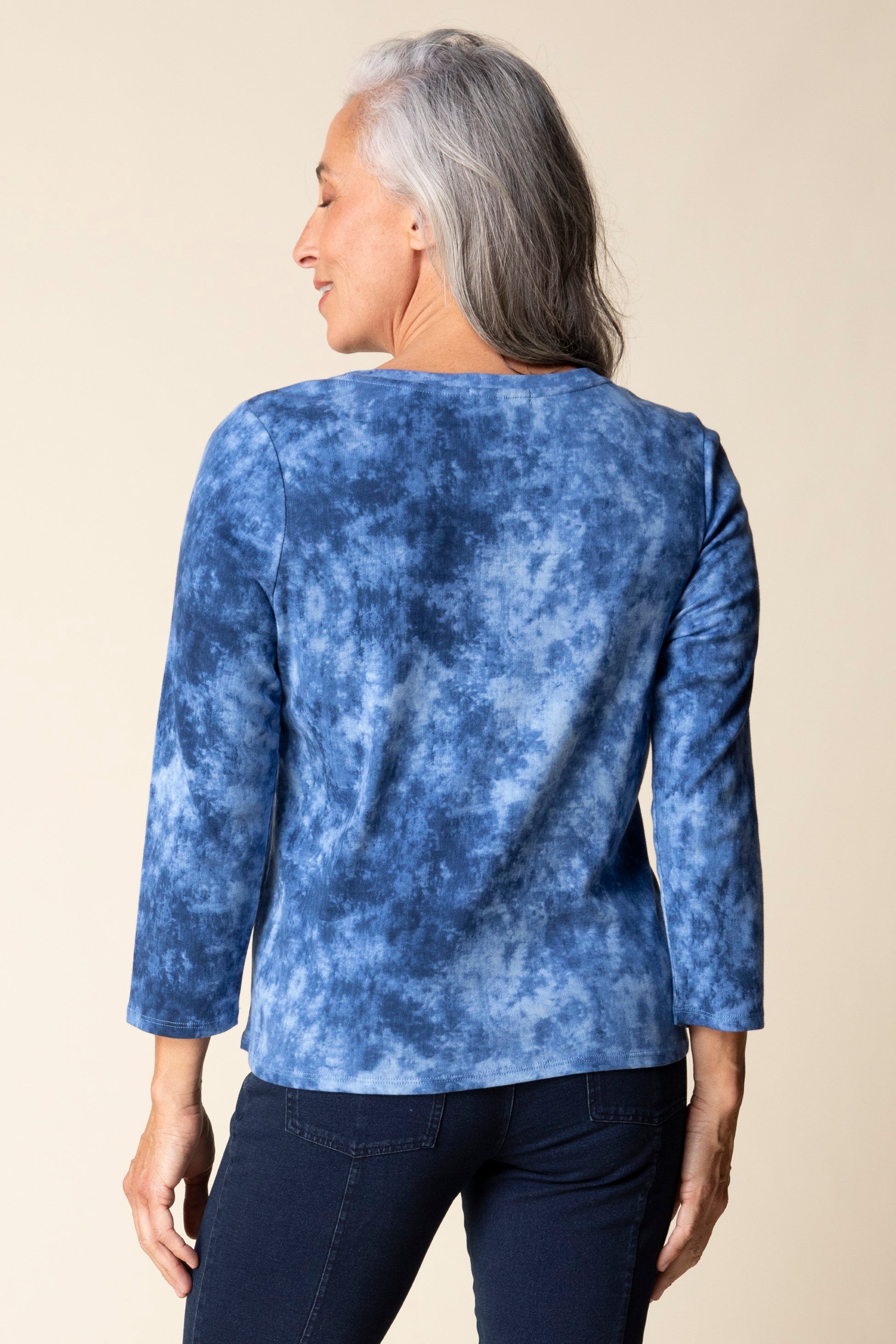 Habitat's Cozy Rib Tee in Indigo