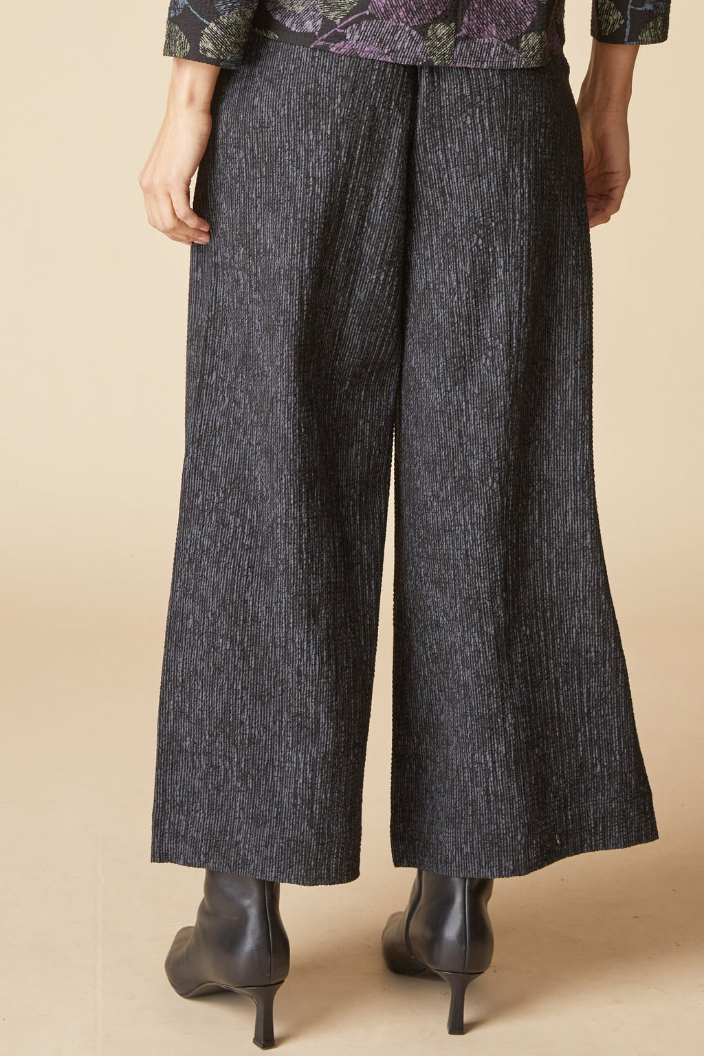 Crinkle Crepe Aria Pants from Habitat in Black