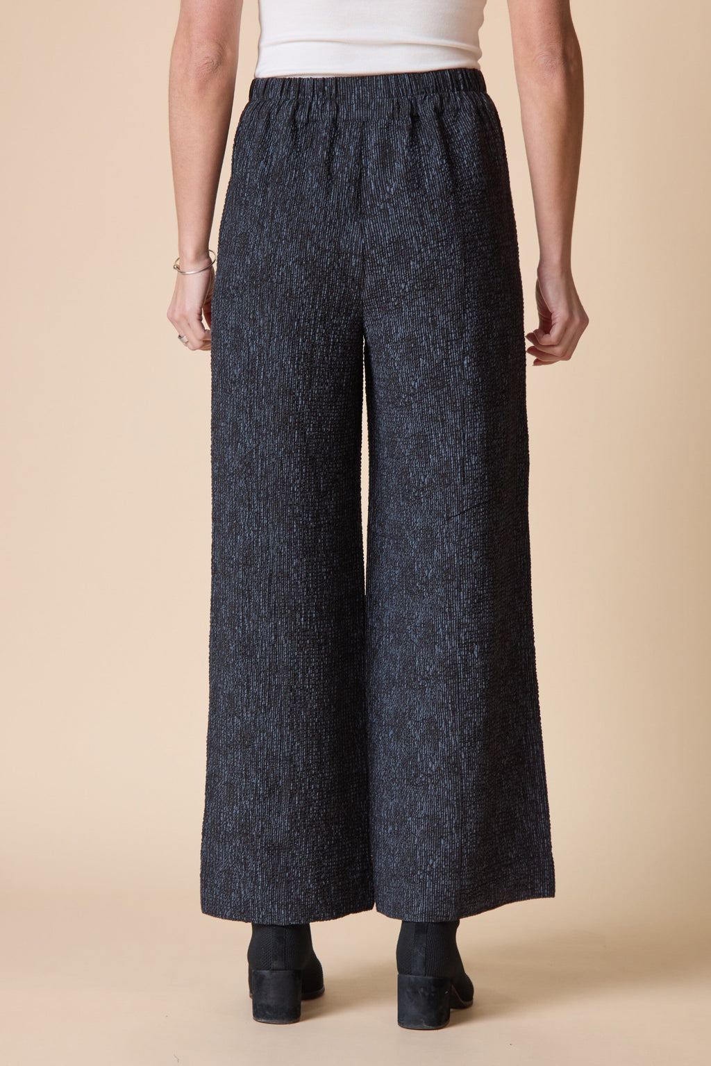 Crinkle Crepe Aria Pants from Habitat in Black
