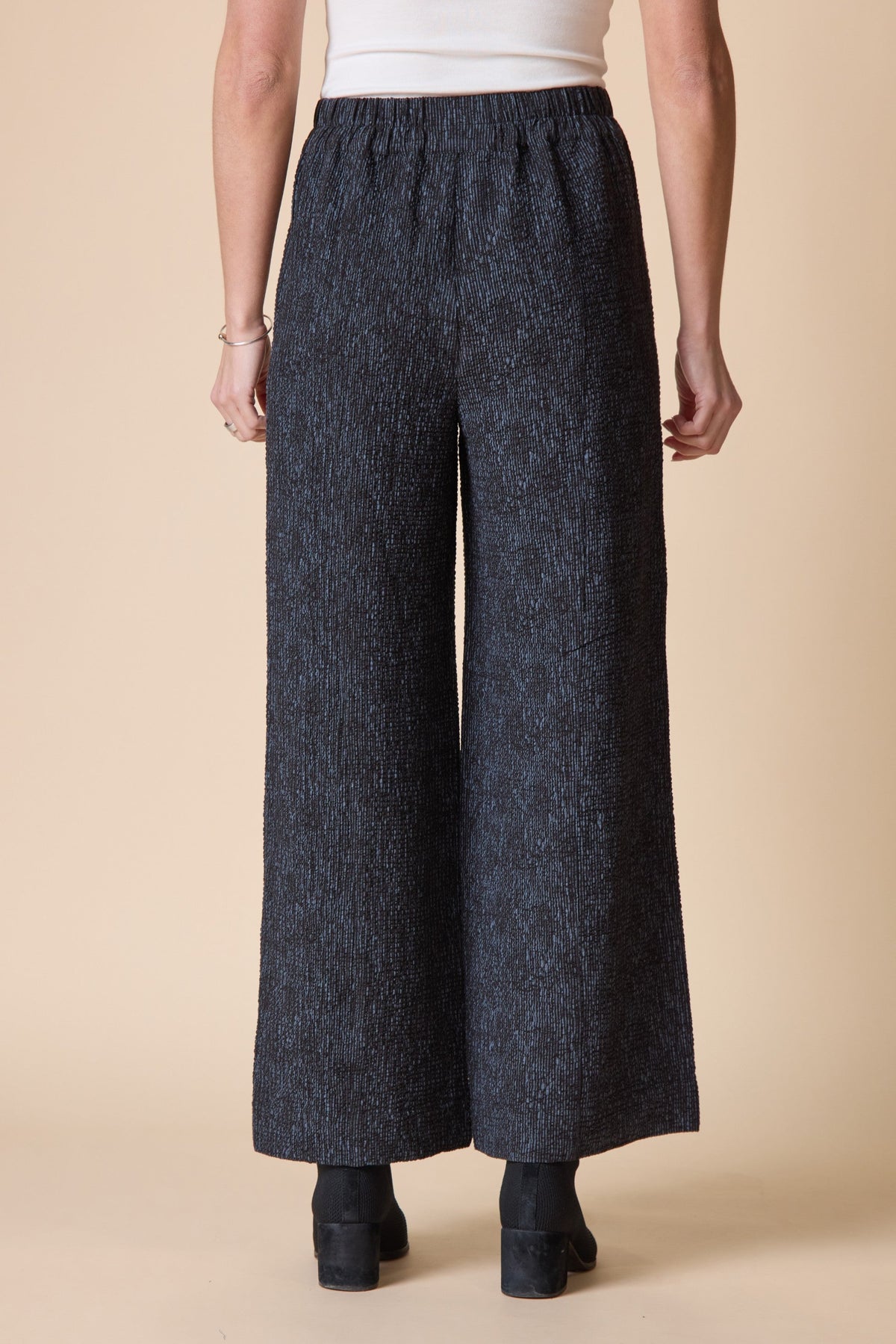 Crinkle Crepe Aria Pants from Habitat in Black