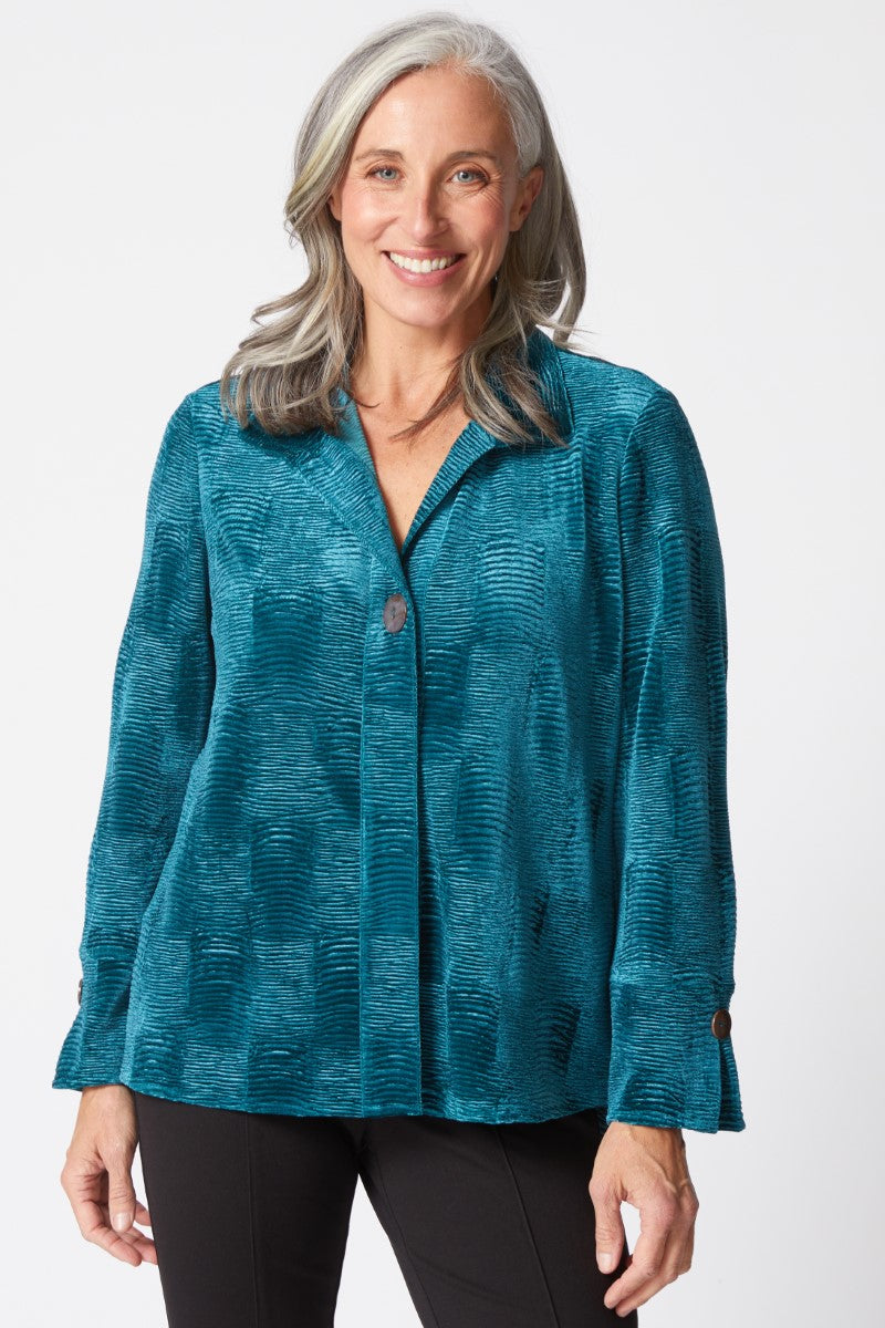 Habitat's Crinkle Velvet Swing Top