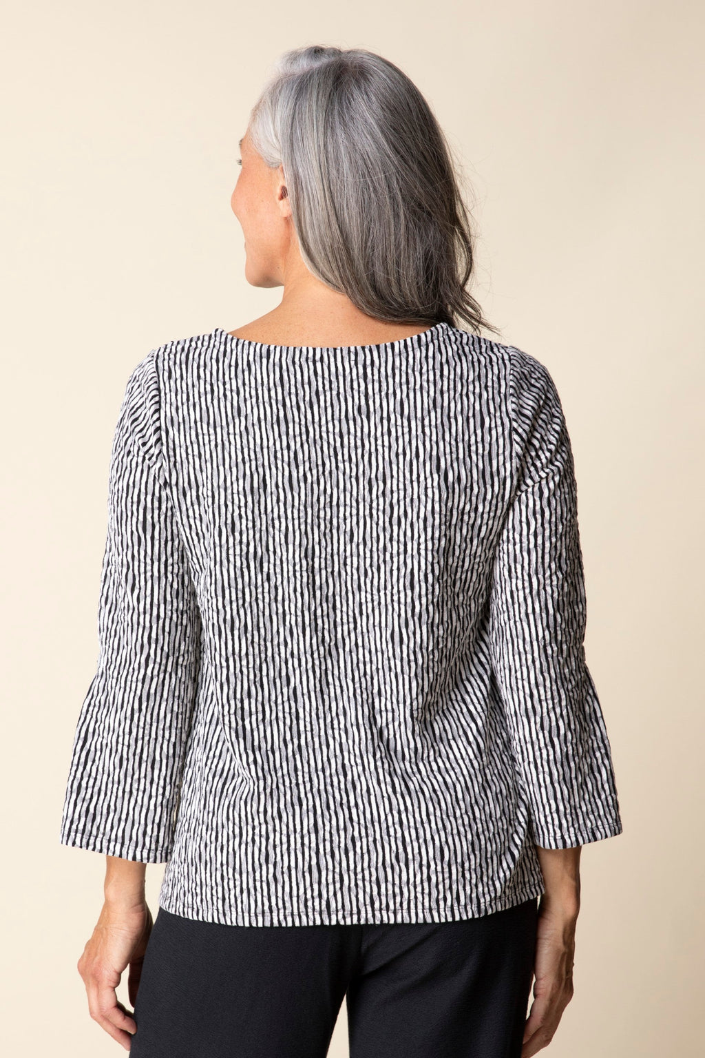 Habitat Core Travel Wrap Top in Black