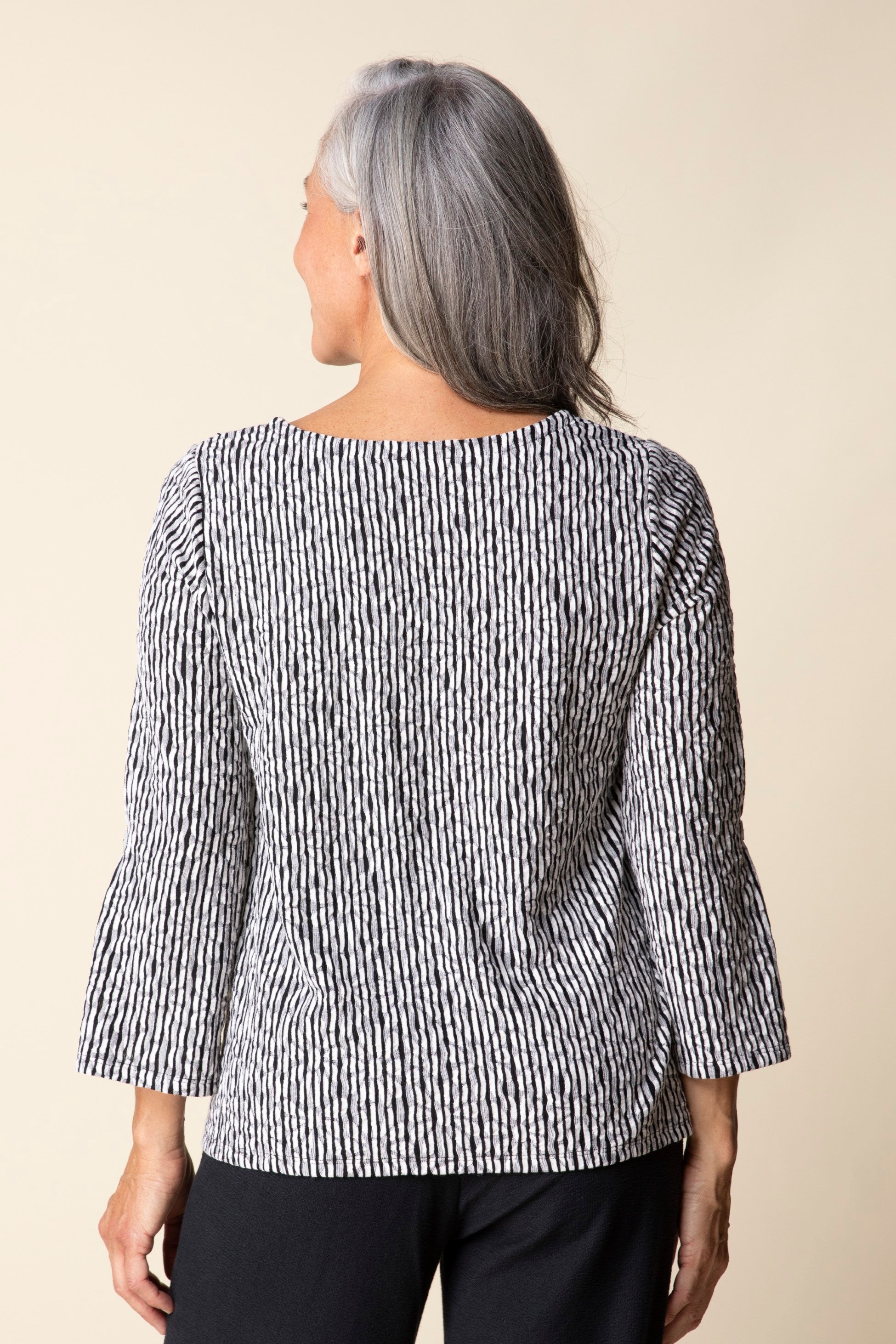 Habitat Core Travel Wrap Top in Black