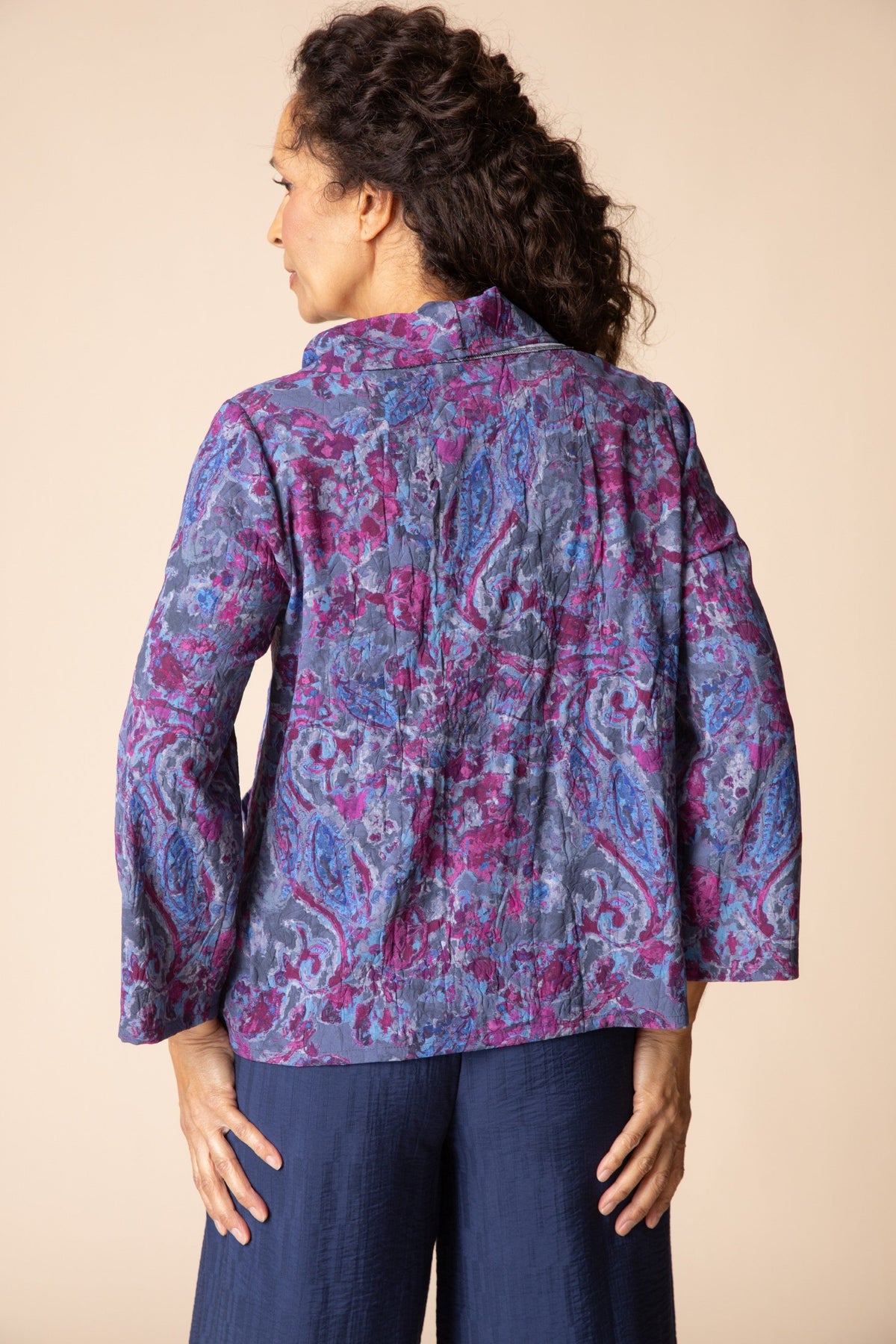 Destination Unknown Bistro Pullover from Habitat in Grape