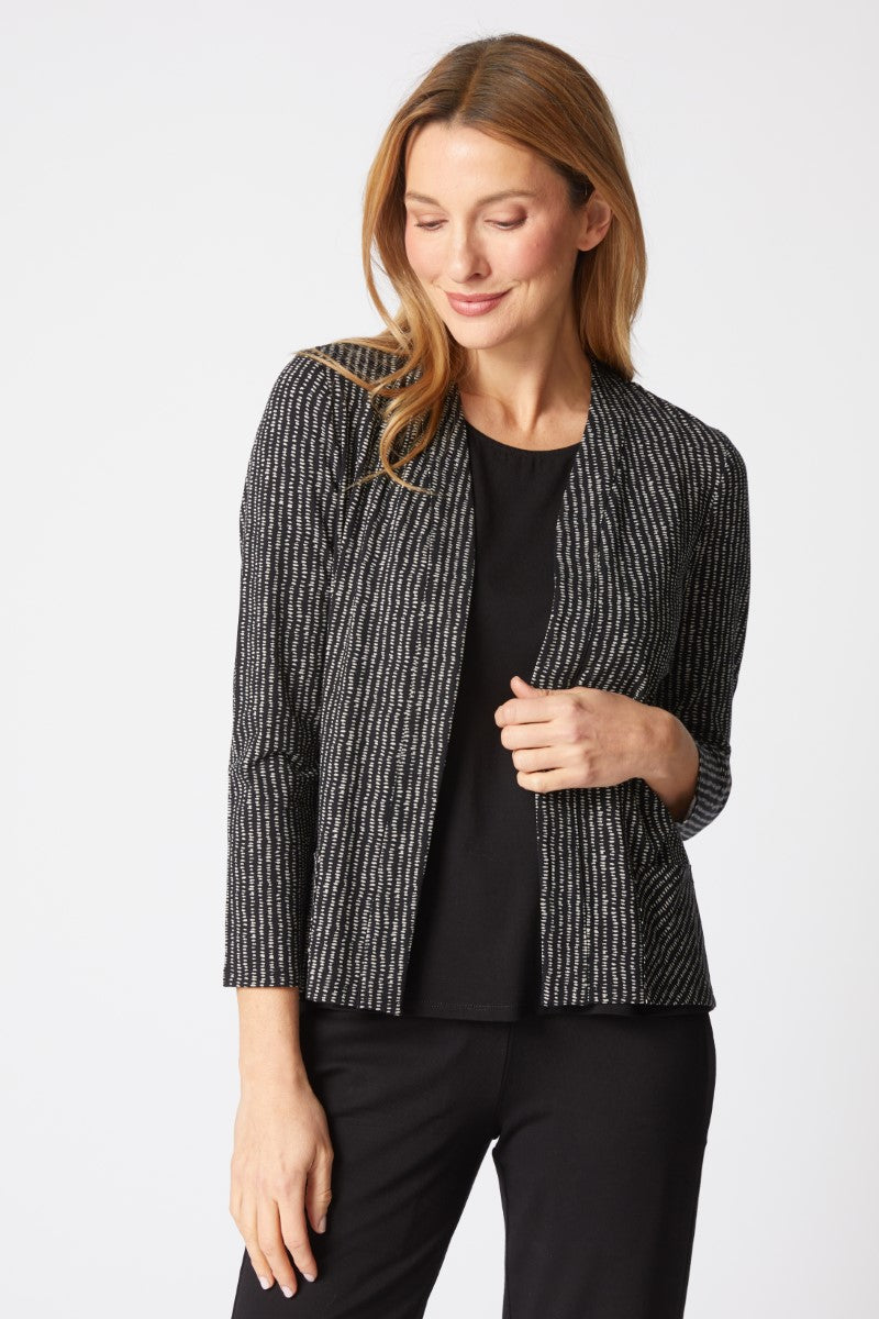 Habitat Dots Open Front Jacket in Dove