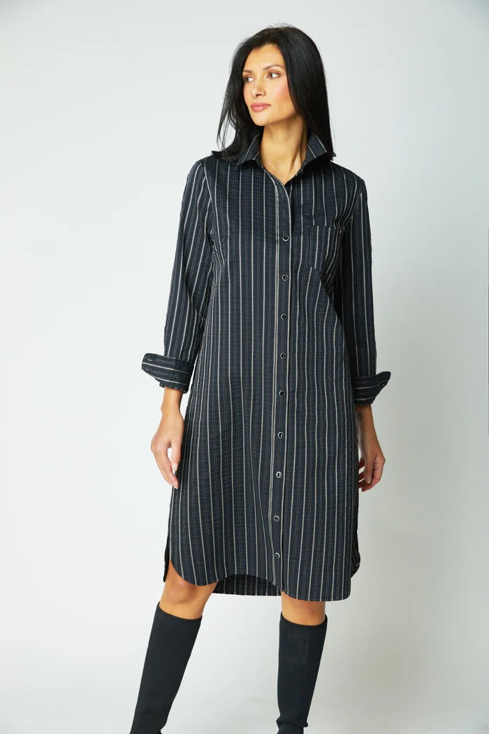 Habitat Eastside Stripe Cafe Dress