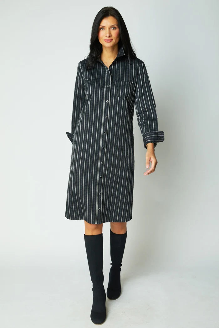 Habitat Eastside Stripe Cafe Dress