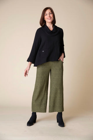 Habitat's Express Travel Fine Lines Ankle Pants Olive