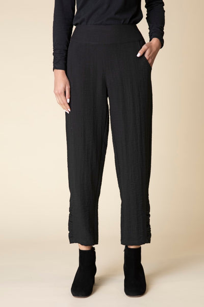 Habitat Express Travel Ruched Ankle Pant Black