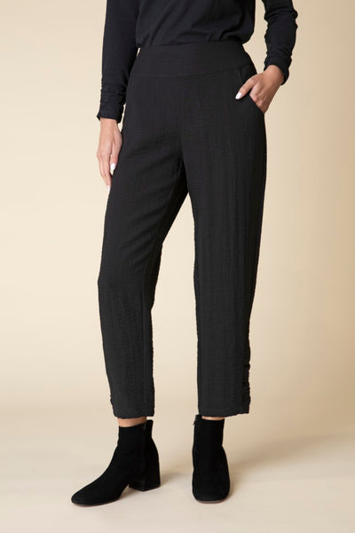 Habitat Express Travel Ruched Ankle Pant Black