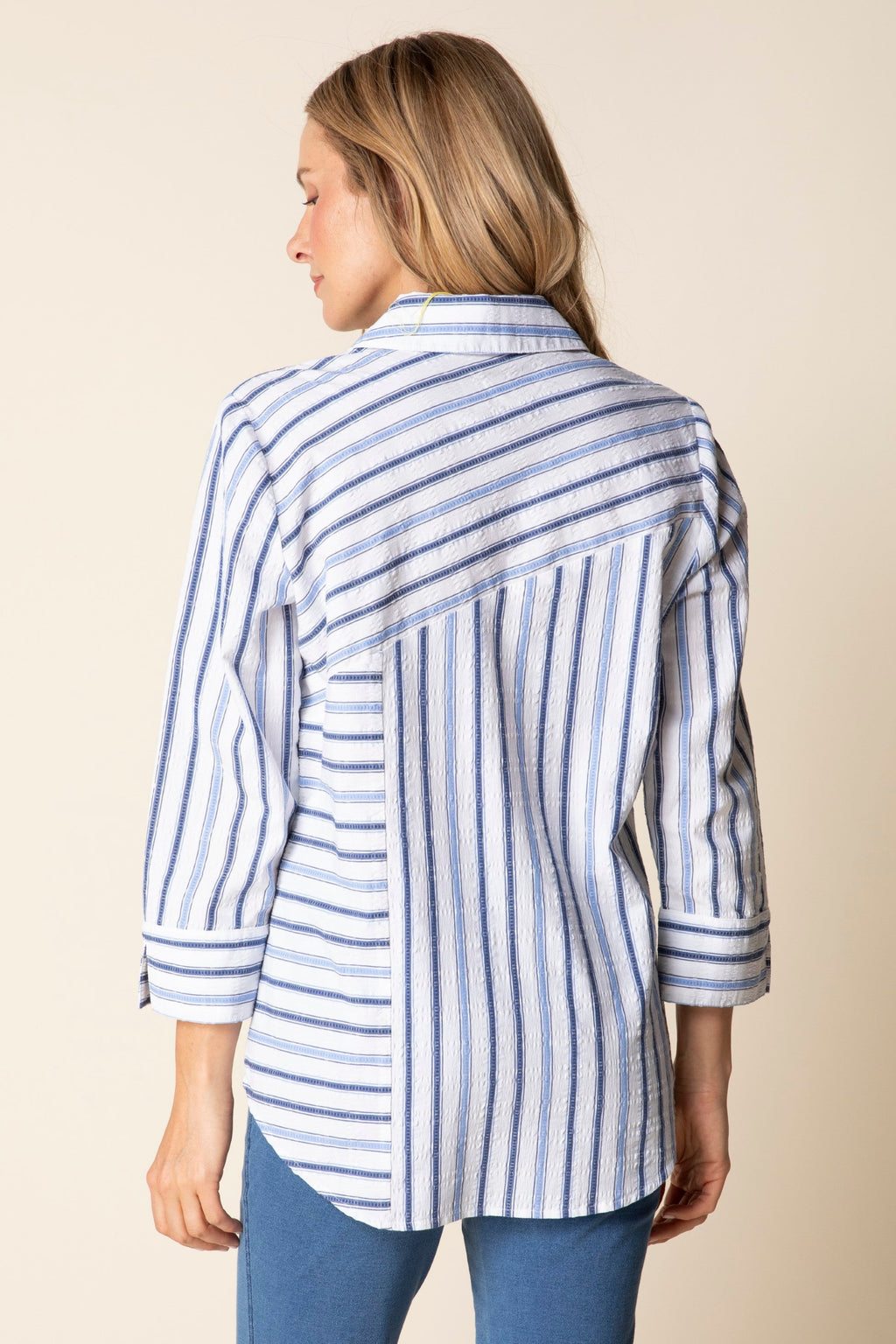 Habitat's Hampton Stripe Montauk Shirt in Sky