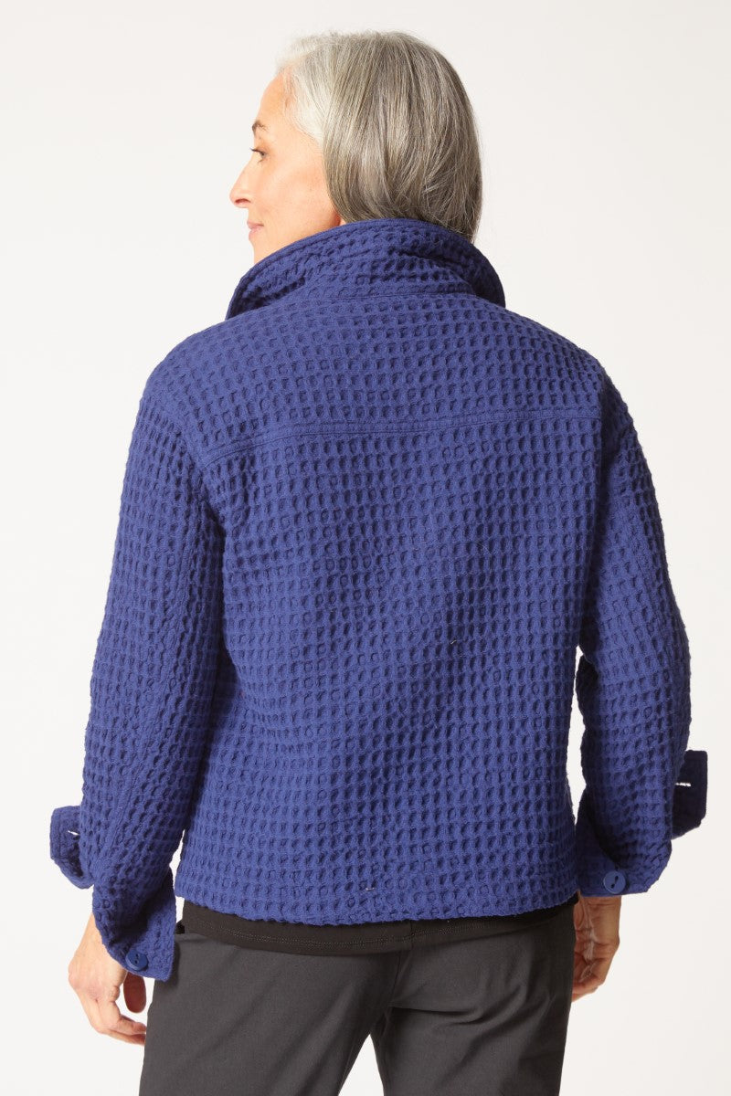 Habitat's Honeycomb Shacket in Ink