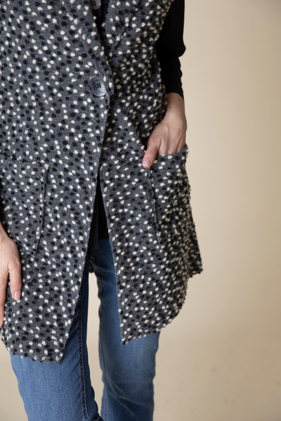 Habitat's Lots of Dots Tunic Vest in Iron