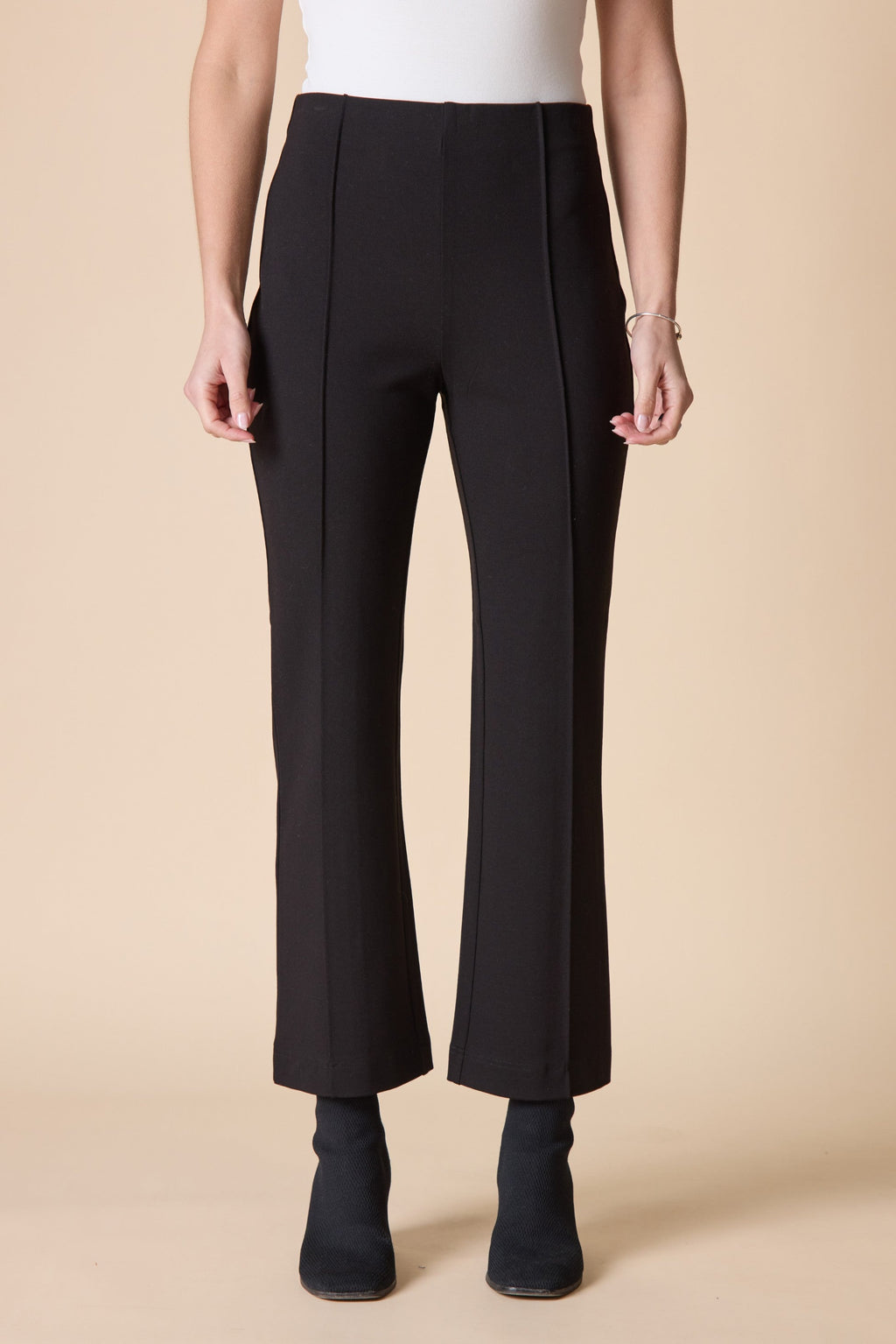 Habitat's Luxe Ponte Kick Flare Pants in Black