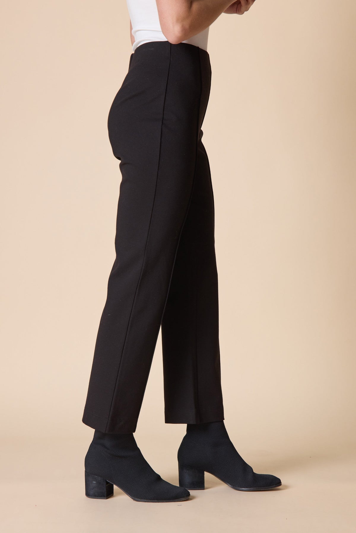 Habitat's Luxe Ponte Kick Flare Pants in Black