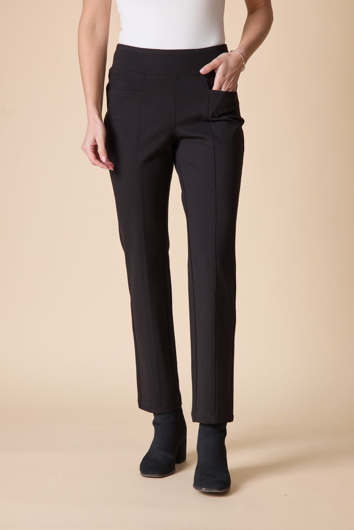 Habitat's Luxe Ponte Perfect Pants in Black