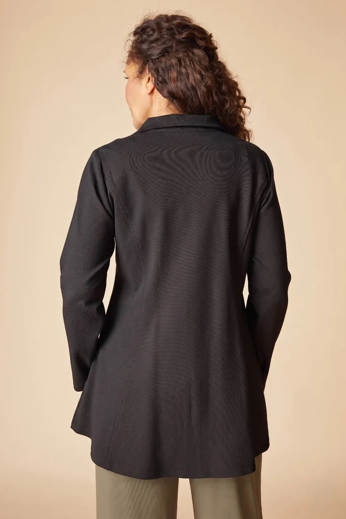 Habitat's Luxe Ponte Soho Jacket in Black