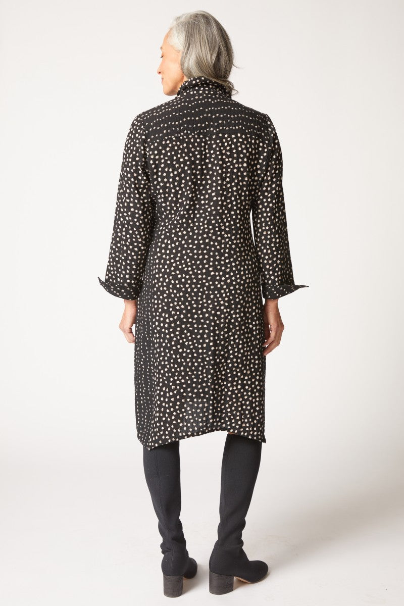 Habitat's Mixed Dot Artist Dress in Black